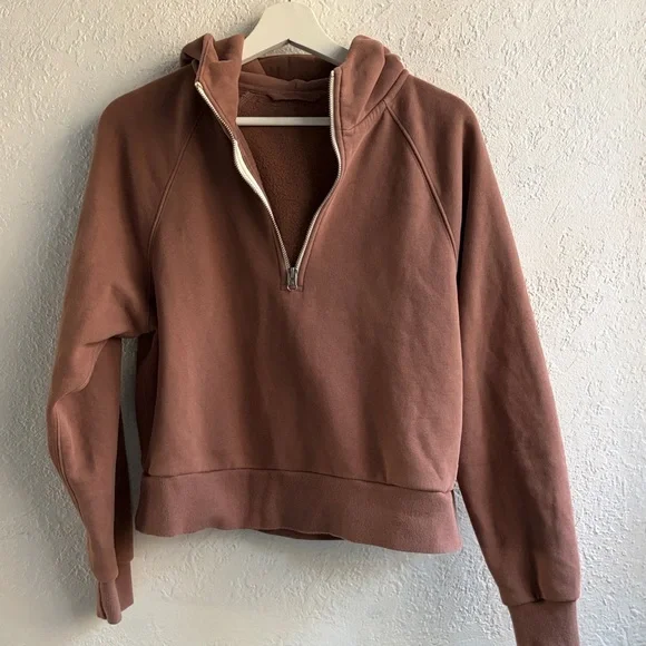 Vuori Brown zip up  hoodie - Picture 6 of 9